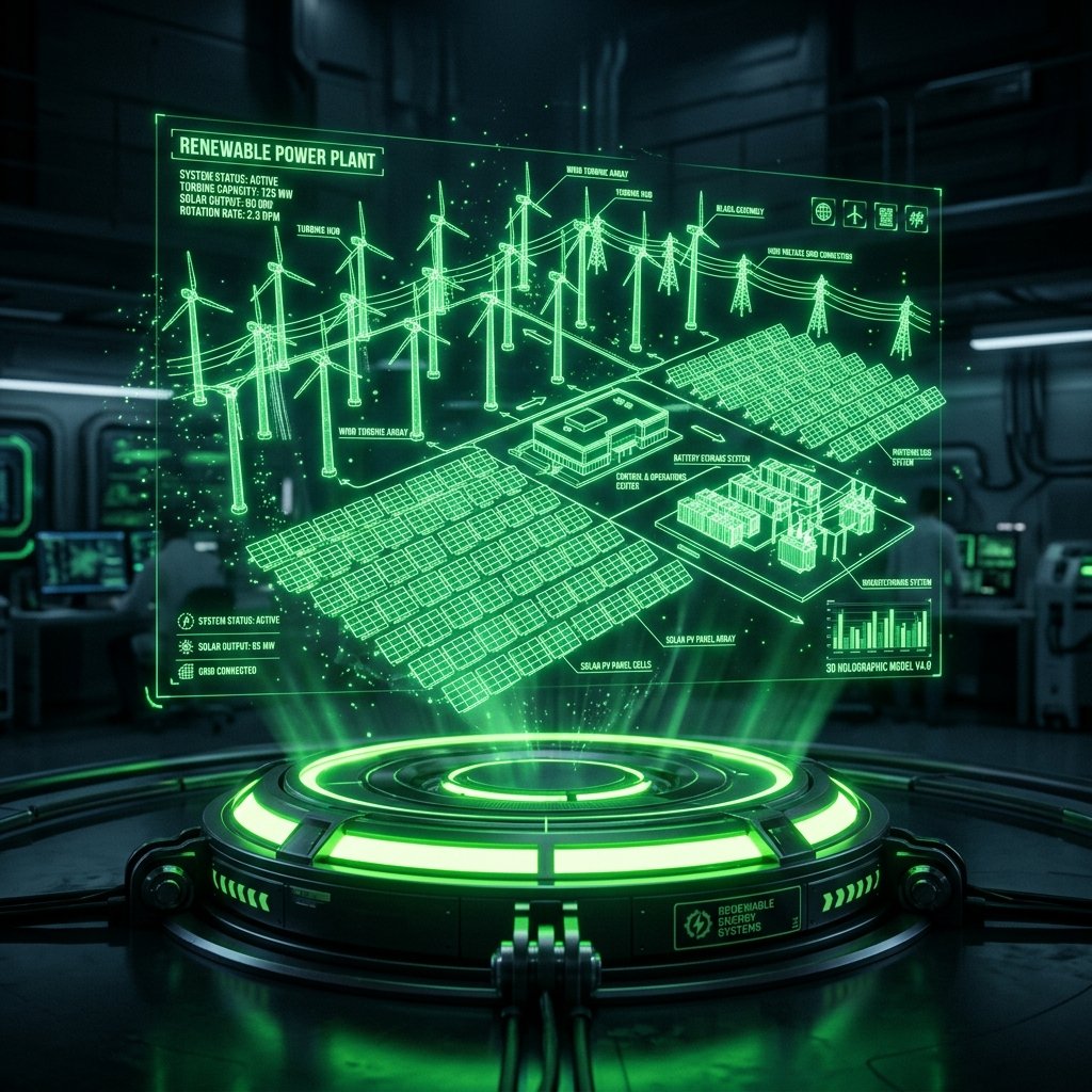 Engineering Blueprint Visualization